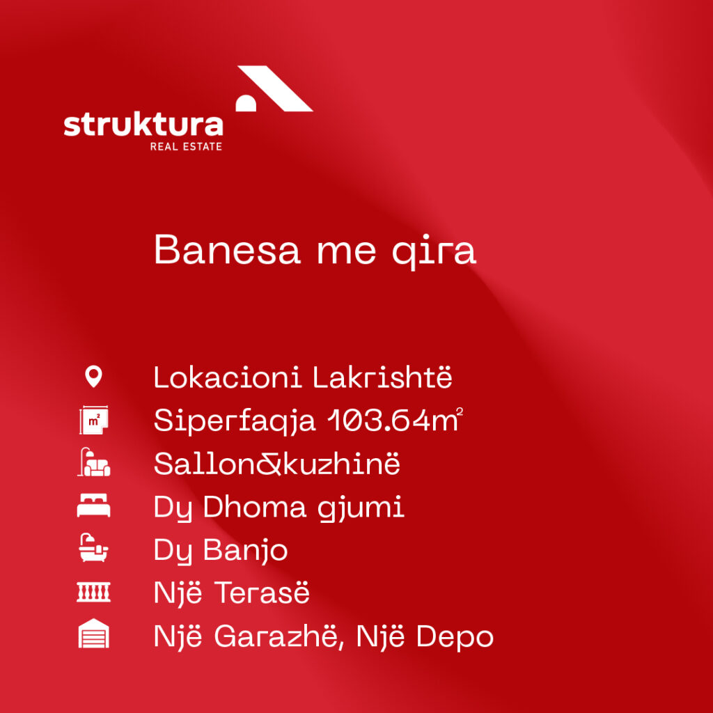 Banesa me qira, ne Dukagjini Residence!