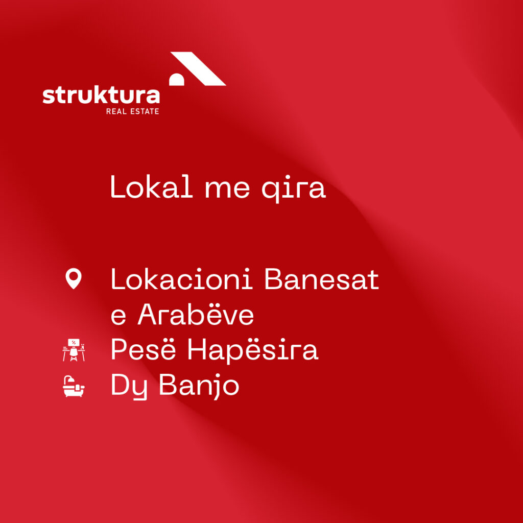 Lokal me qira, te banesat e Arabve!