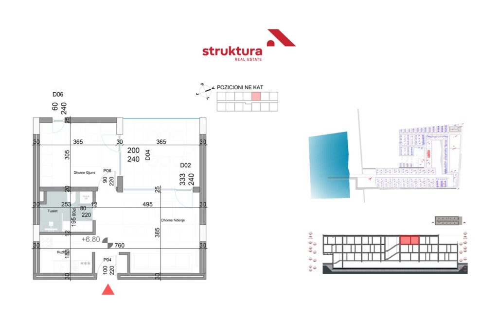 Apartament ne shitje, ne Turquoise Marina!