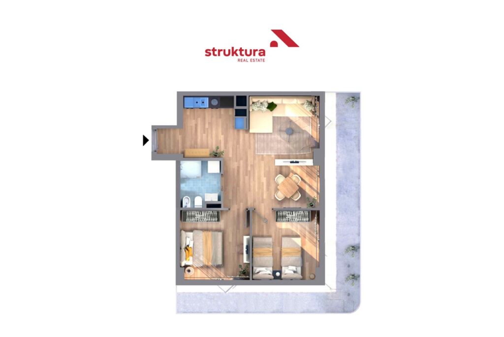 Apartament ne shitje, ne Shengjin/Kune!