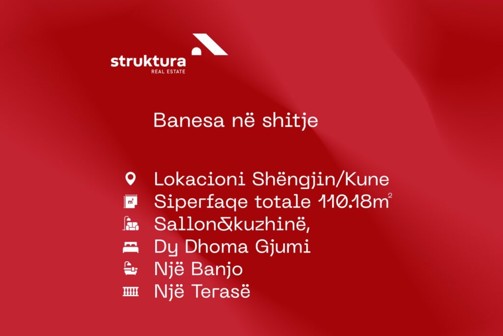 Apartament ne shitje, ne Shengjin/Kune!