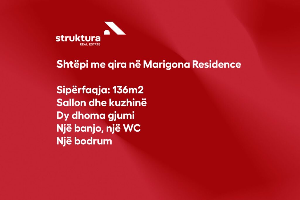 Shtepi me qira, ne Marigona Residence!