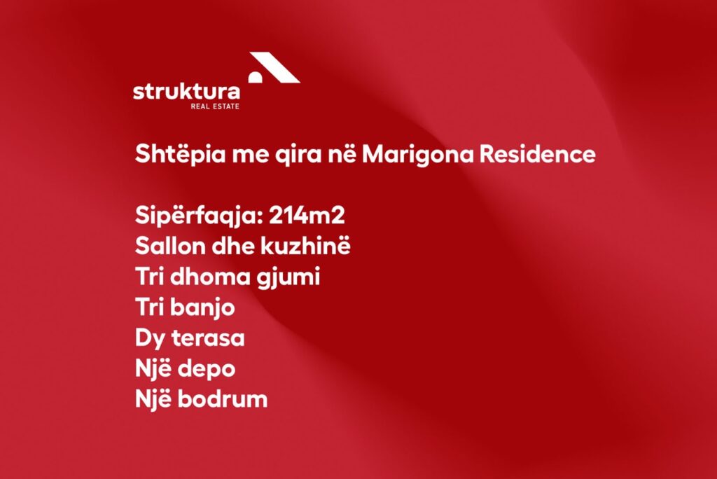Shtepia me qira, ne Marigona Residence!