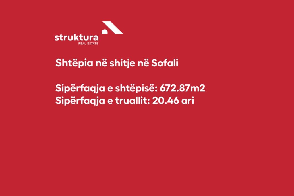 Shtepia ne shitje, ne Sofali!