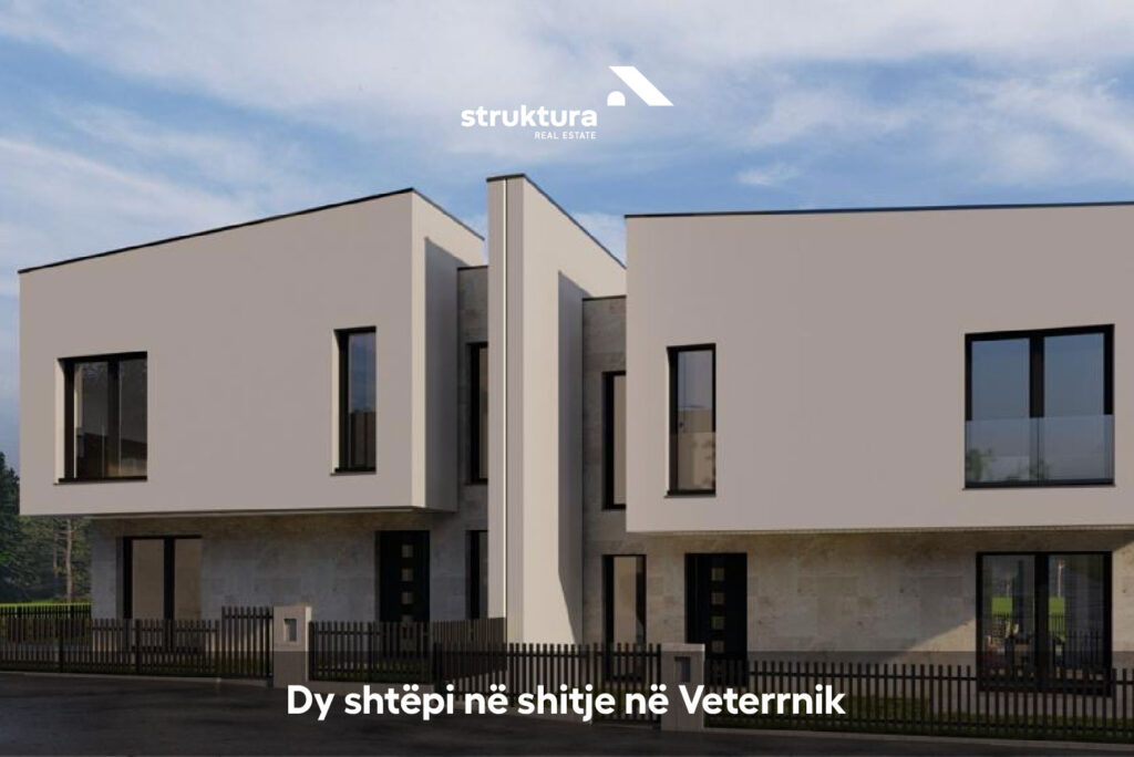 Dy shtepi ne shitje, ne Veterrnik!