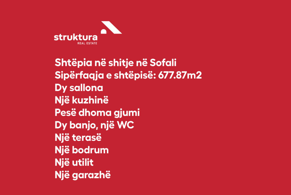 Shtepia me qira, ne Sofali!