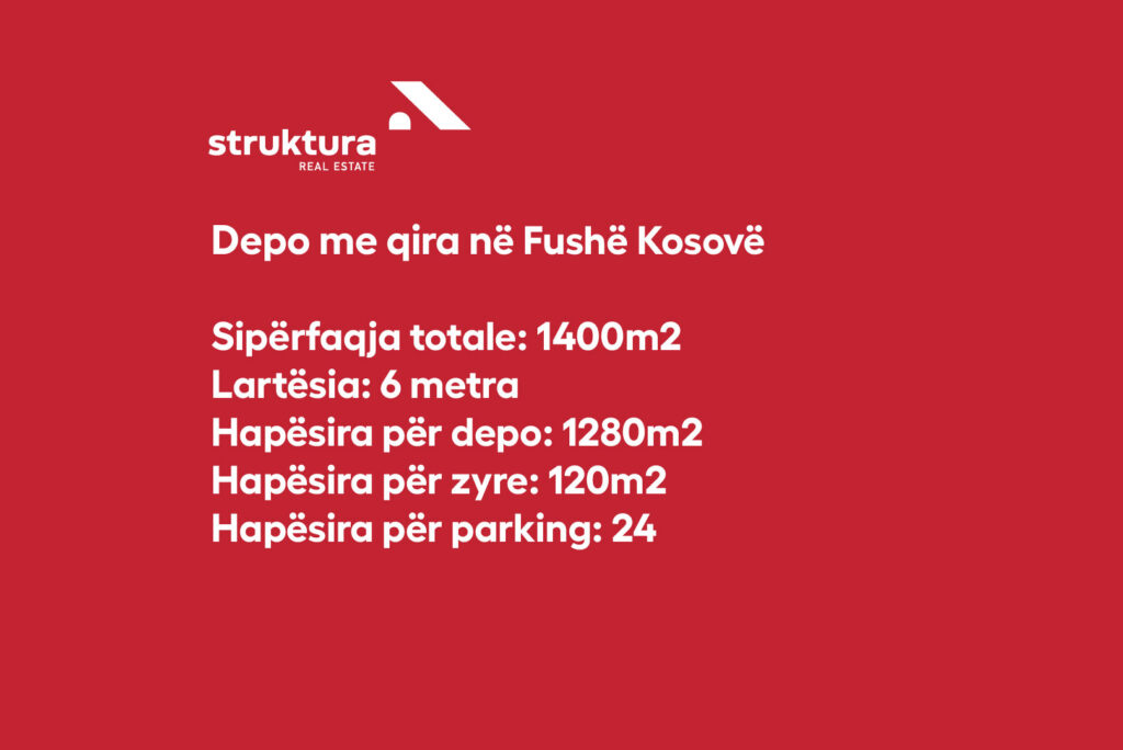 Depo me qira, ne Fushe Kosove!