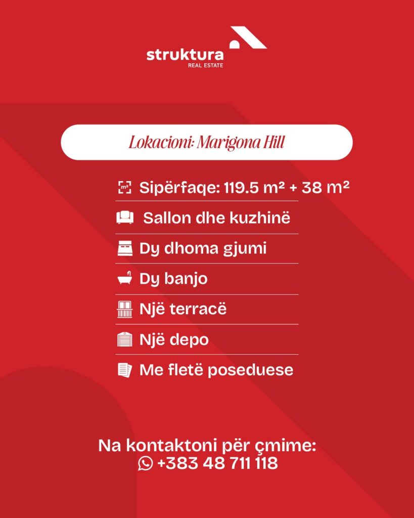 Banesa moderne ne shitje – Marigona Hill